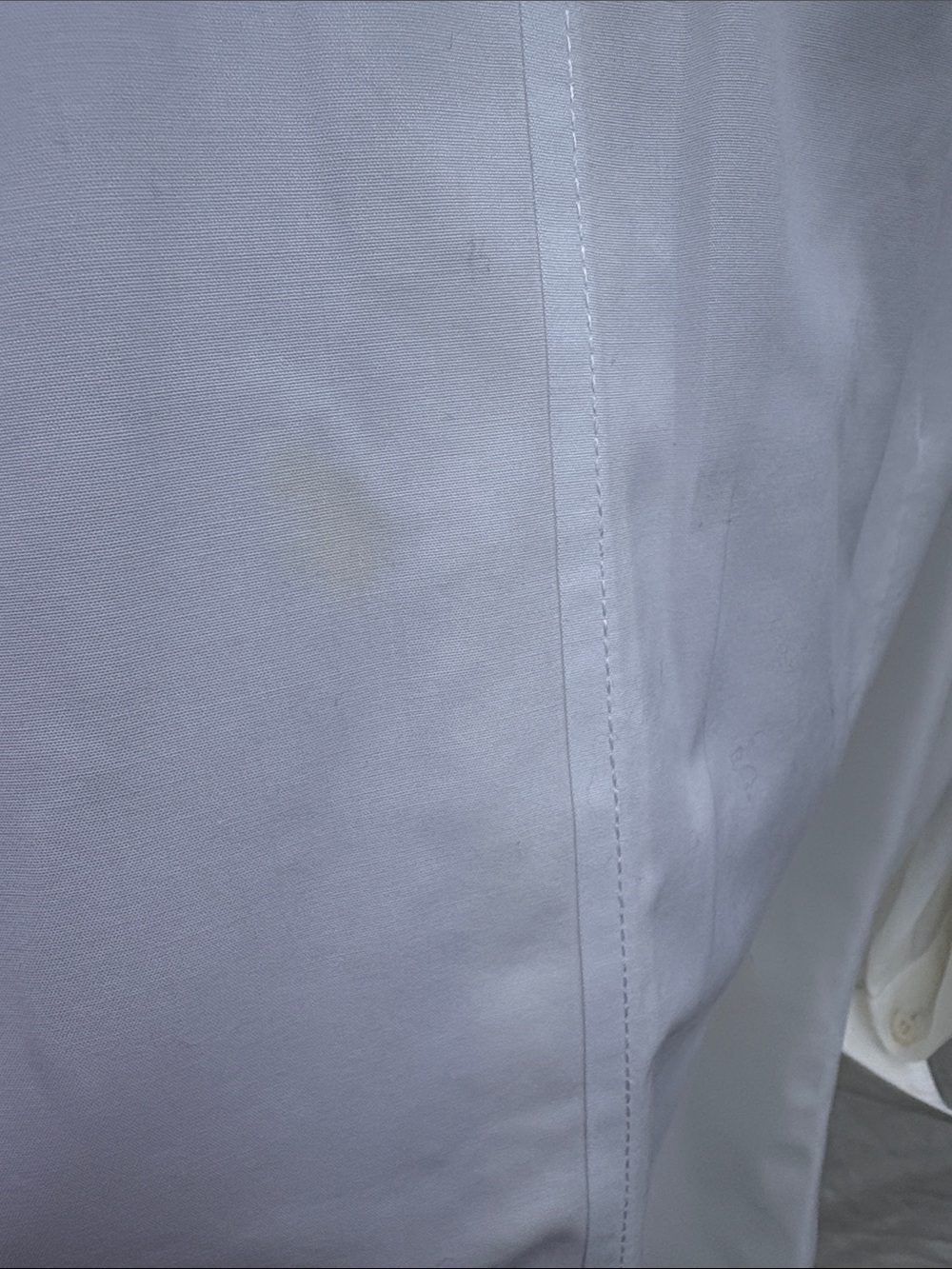 Talbots White Wrinkle-Resistant 3/4-Length Sleeved Shirt - Picture 11 of 14